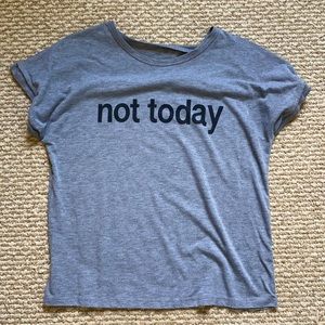 Gray graphic t-shirt